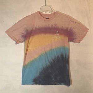 🟢 3/$25 HUF Tie Dye Short Sleeve Tee Mens S